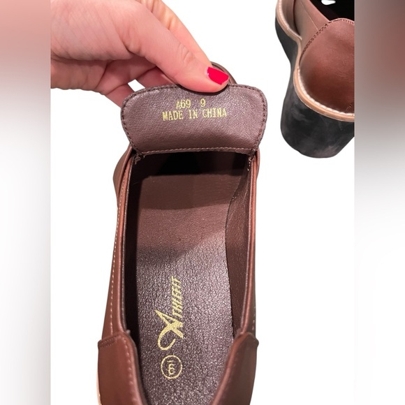 Athlefit Platform Penny Loafers - Womens Size 9 - Picture 7 of 7